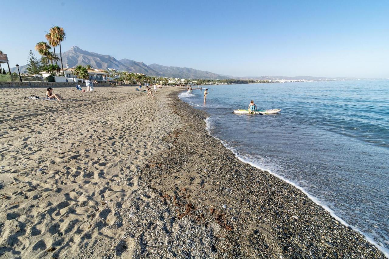 Pr45- Beach Front Apartment Puerto Banus Marbella Exteriör bild