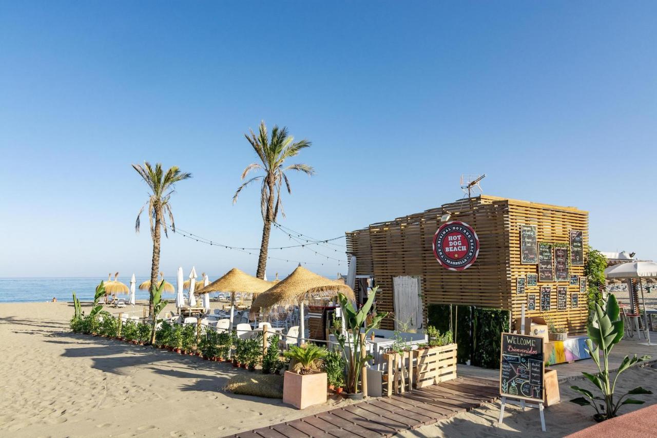 Pr45- Beach Front Apartment Puerto Banus Marbella Exteriör bild
